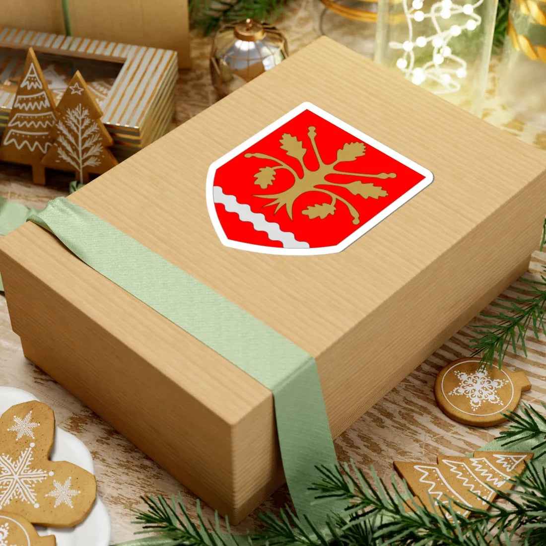 Finström.vaakuna (Finland) (Coat of Arms) STICKER Vinyl Kiss-Cut Decal - The Sticker Space