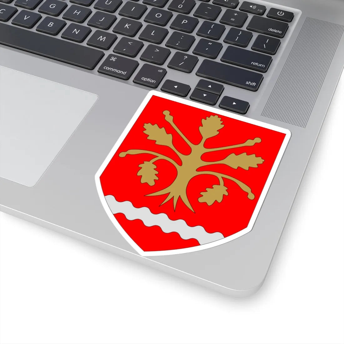 Finström.vaakuna (Finland) (Coat of Arms) STICKER Vinyl Kiss-Cut Decal - The Sticker Space