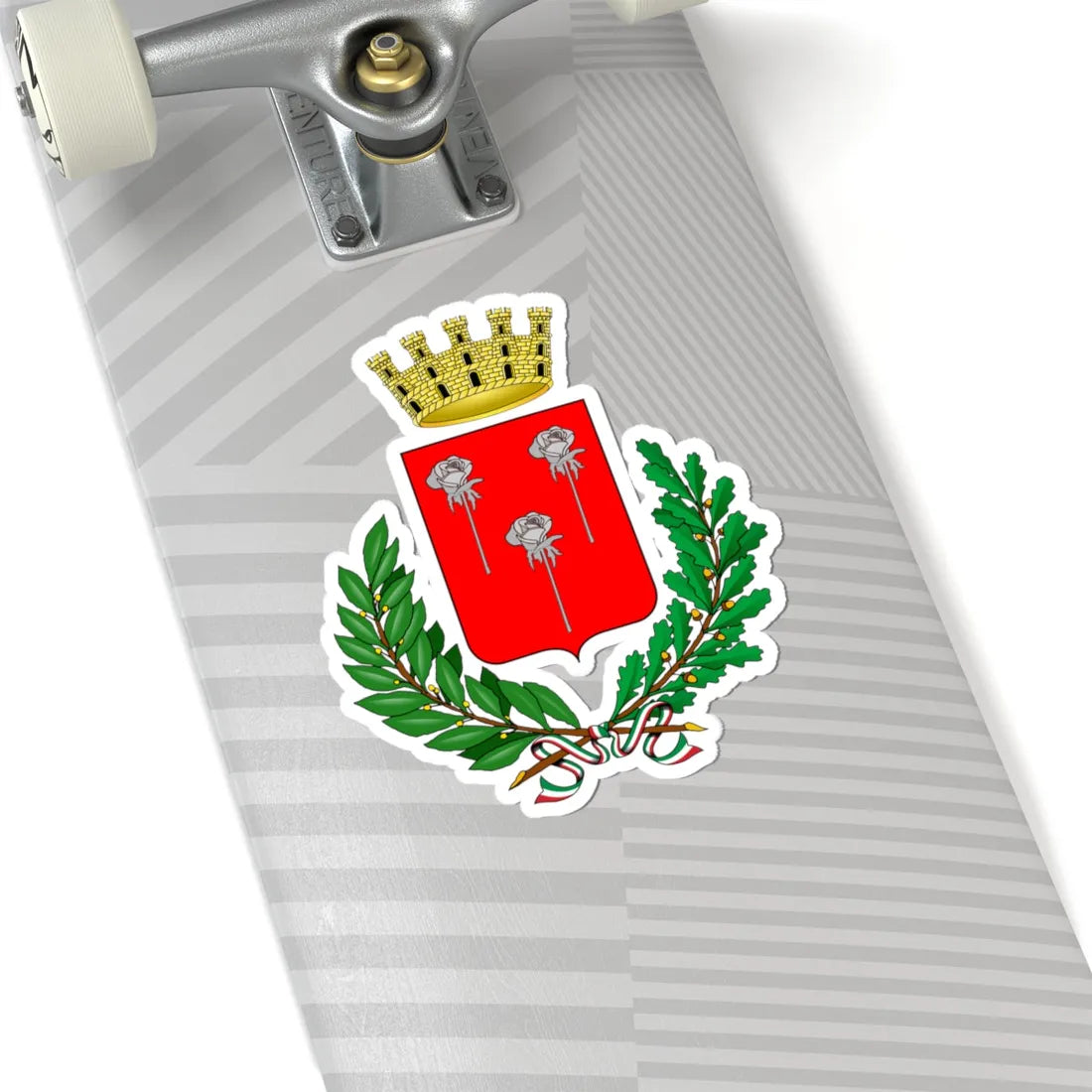 Fiorenzuola dArda-Stemma (Italy) (Coat of Arms) STICKER Vinyl Kiss-Cut Decal - The Sticker Space