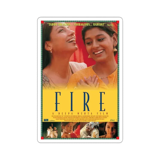 Fire 1996 Movie Poster STICKER Vinyl Die-Cut Decal 6 Inch - The Sticker Space
