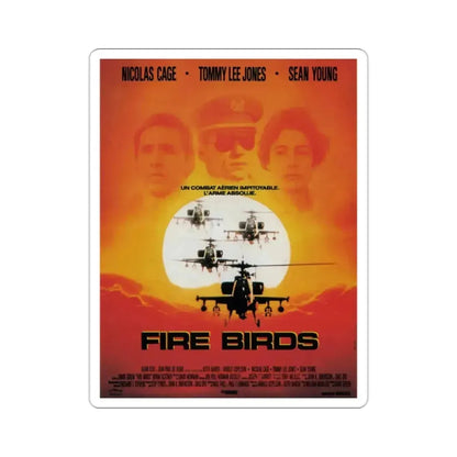 Fire Birds 1990 Movie Poster STICKER Vinyl Die-Cut Decal - The Sticker Space