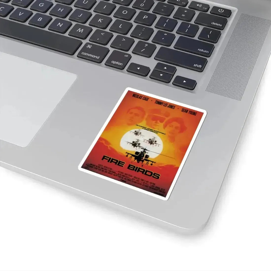 Fire Birds 1990 Movie Poster - STICKER Vinyl Kiss-Cut Decal - The Sticker Space