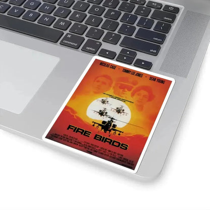 Fire Birds 1990 Movie Poster - STICKER Vinyl Kiss-Cut Decal - The Sticker Space