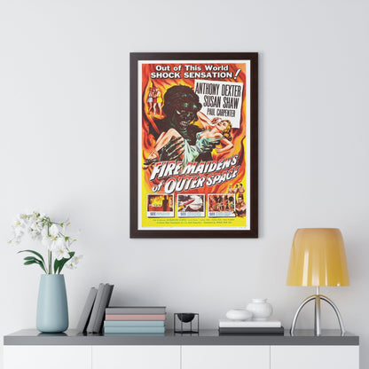 FIRE MAIDENS OF OUTER SPACE 1956 - Framed Movie Poster-The Sticker Space