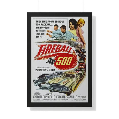 FIREBALL 500 1966 - Framed Movie Poster - The Sticker Space