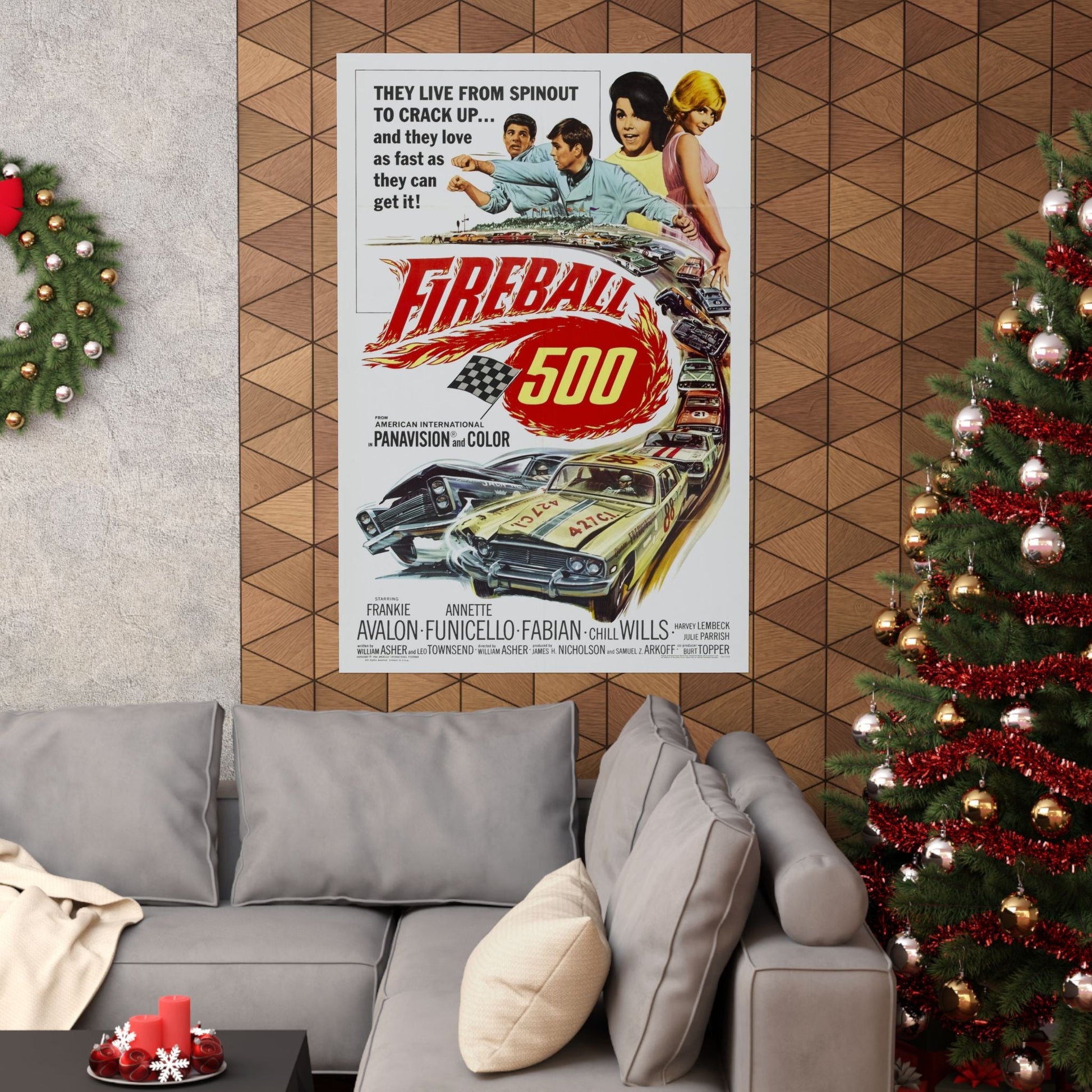 FIREBALL 500 1966 - Paper Movie Poster-The Sticker Space