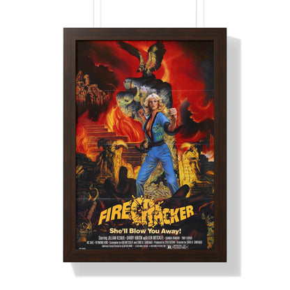 FIRECRACKER 1981 - Framed Movie Poster-16″ x 24″-The Sticker Space