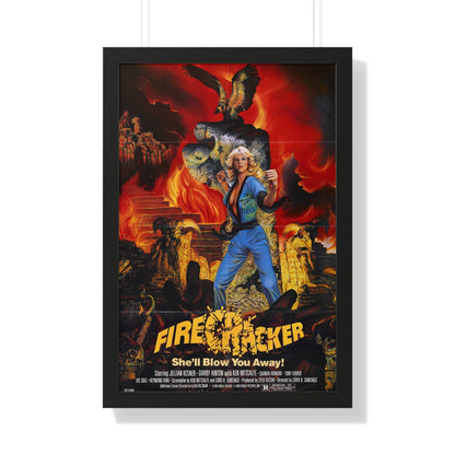 FIRECRACKER 1981 - Framed Movie Poster-20" x 30"-The Sticker Space