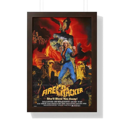 FIRECRACKER 1981 - Framed Movie Poster - The Sticker Space