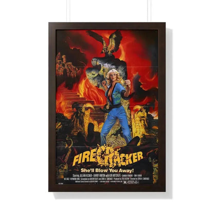 FIRECRACKER 1981 - Framed Movie Poster - The Sticker Space