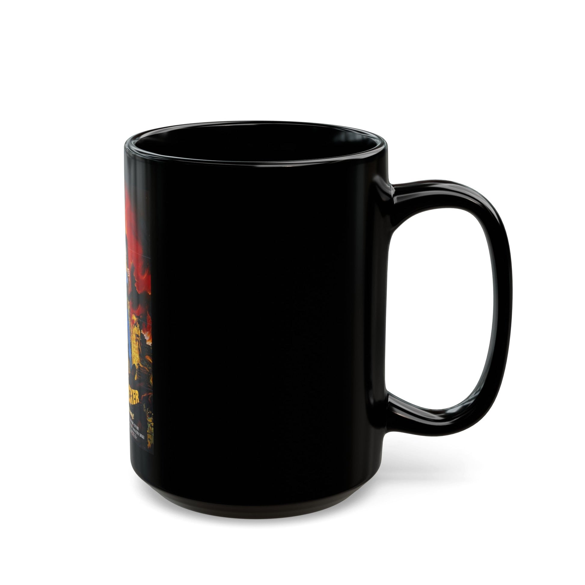 FIRECRACKER 1981 Movie Poster - Black Coffee Mug-The Sticker Space