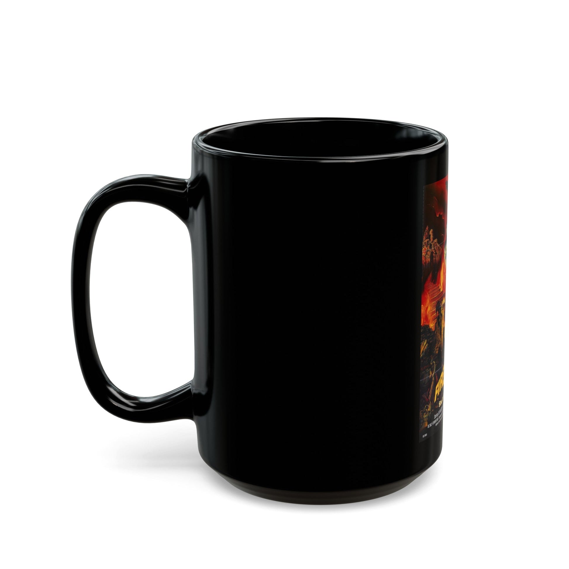 FIRECRACKER 1981 Movie Poster - Black Coffee Mug-The Sticker Space