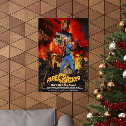 FIRECRACKER 1981 - Paper Movie Poster-The Sticker Space