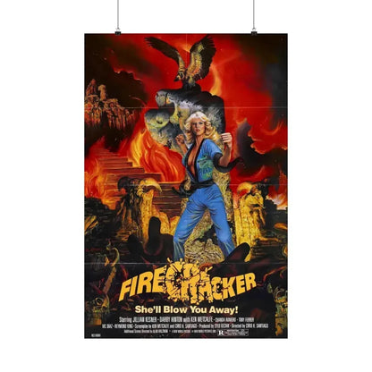 FIRECRACKER 1981 - Paper Movie Poster 24″ x 36″ Matte - The Sticker Space