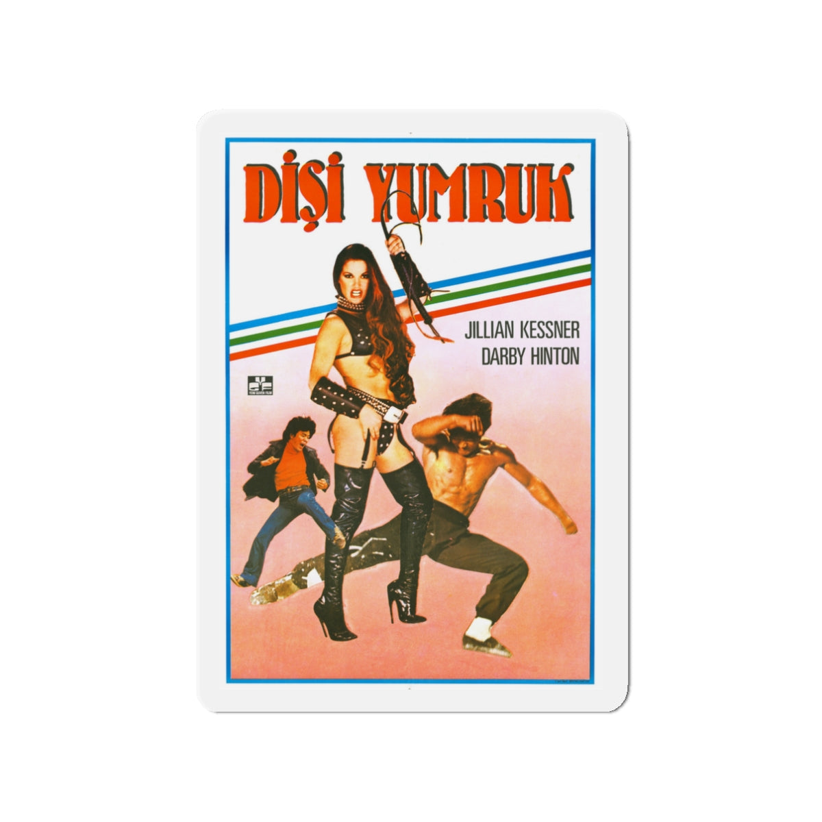 FIRECRACKER (TURKISH) 1981 Movie Poster - Die-Cut Magnet-3" x 3"-The Sticker Space