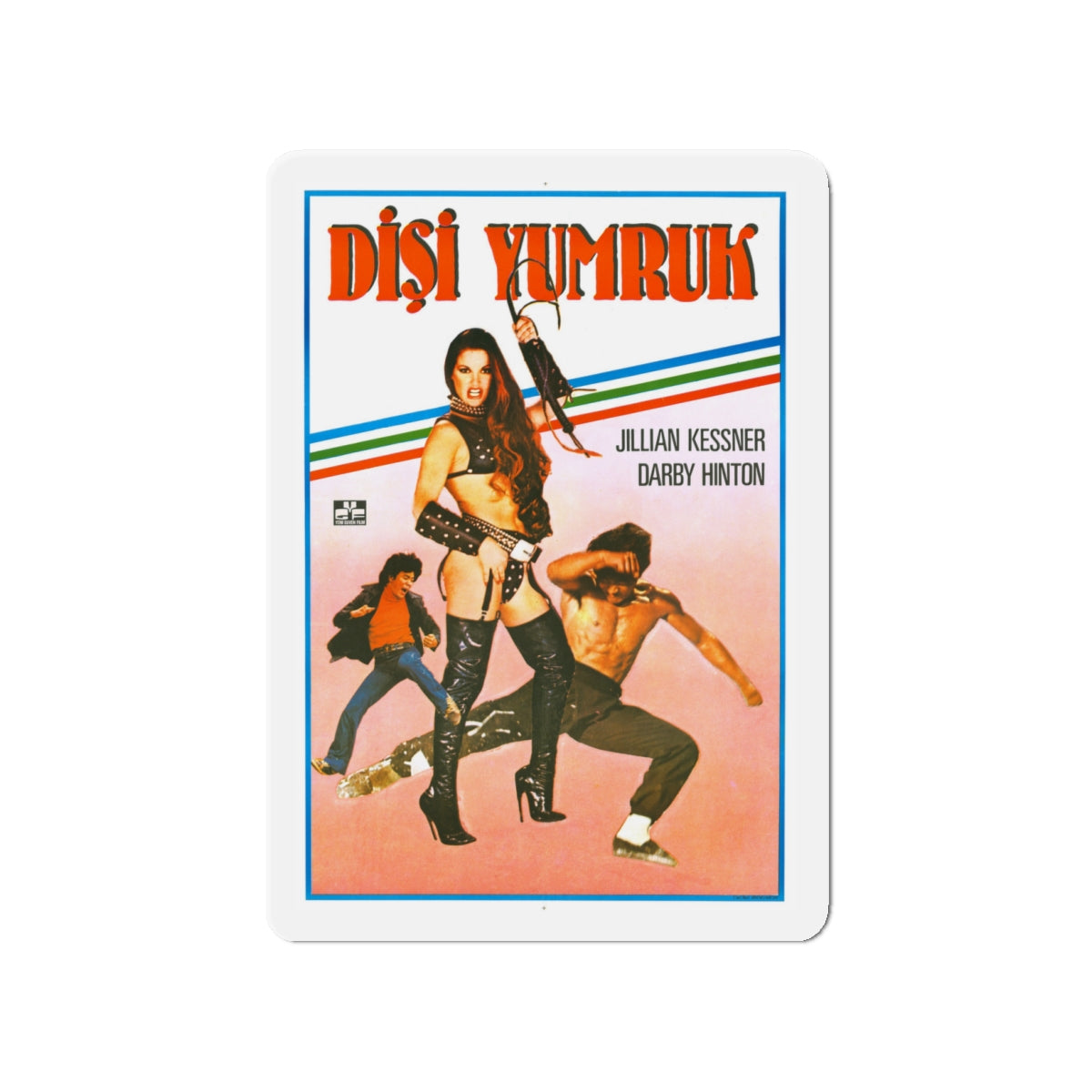 FIRECRACKER (TURKISH) 1981 Movie Poster - Die-Cut Magnet-4" x 4"-The Sticker Space