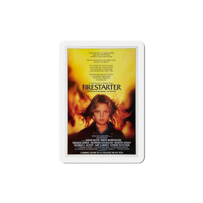 Firestarter 1984 Movie Poster Refrigerator Magnet 4 Inch - The Sticker Space