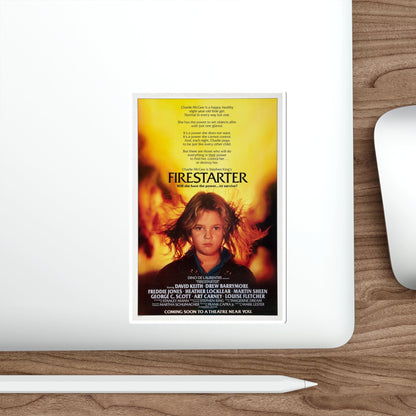 Firestarter 1984 Movie Poster STICKER Vinyl Die-Cut Decal-The Sticker Space