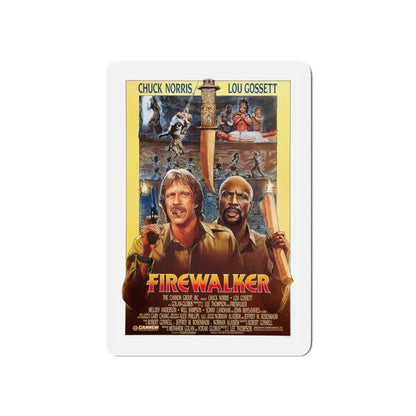 FIREWALKER 1986 Movie Poster - Refrigerator Magnet 5 Inch - The Sticker Space