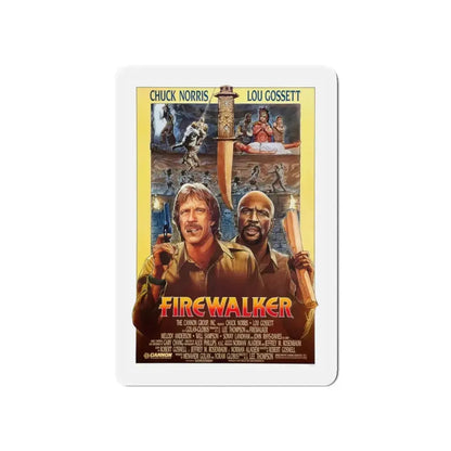 FIREWALKER 1986 Movie Poster - Refrigerator Magnet - The Sticker Space