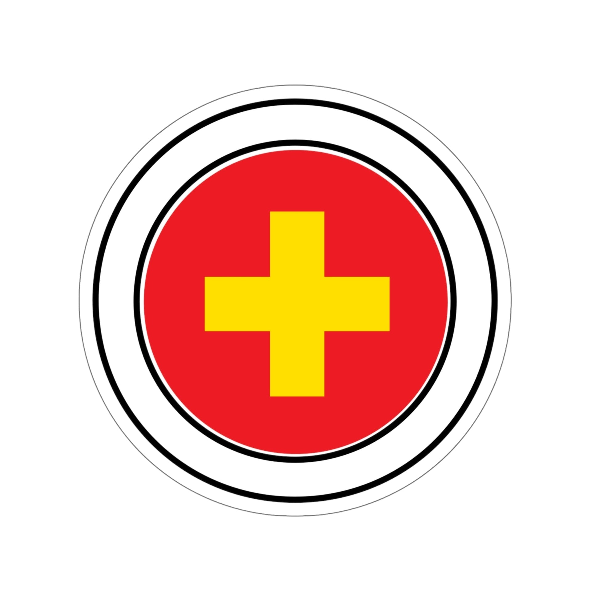 First Aid (Boy Scouts Merit Badge) STICKER Vinyl Die-Cut Decal-6 Inch-The Sticker Space