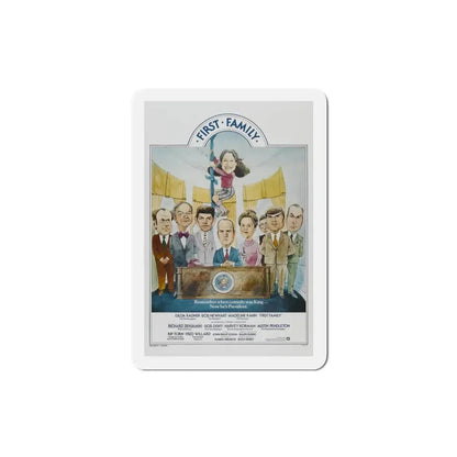 First Family 1980 Movie Poster Refrigerator Magnet - The Sticker Space