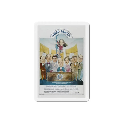 First Family 1980 Movie Poster Refrigerator Magnet - The Sticker Space