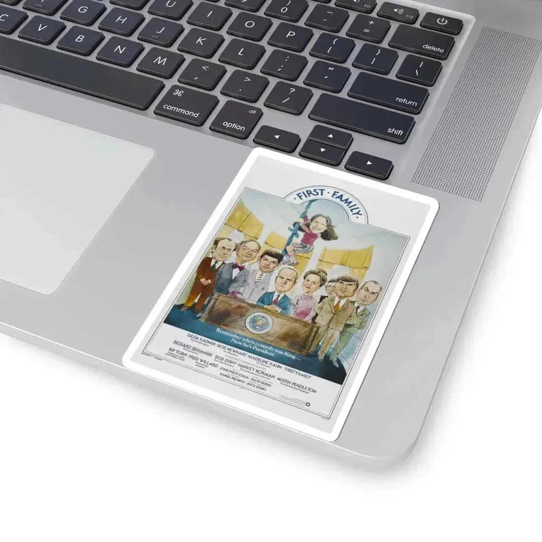 First Family 1980 Movie Poster - STICKER Vinyl Kiss-Cut Decal - The Sticker Space