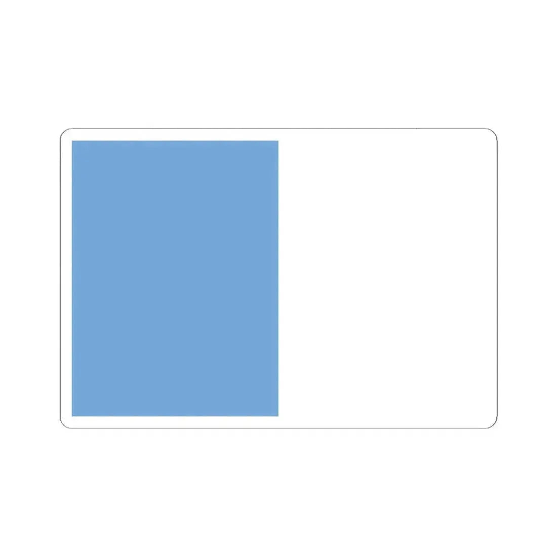 First Flag of Argentina (Argentina) STICKER Vinyl Kiss-Cut Decal 6 Inch White - The Sticker Space