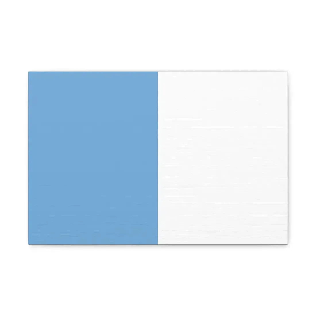 First Flag of Argentina - Canvas Wall Art 18″ x 12″ 1.25" - The Sticker Space