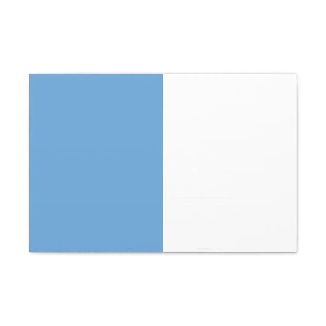 First Flag of Argentina - Canvas Wall Art 24″ x 16″ 1.25" - The Sticker Space