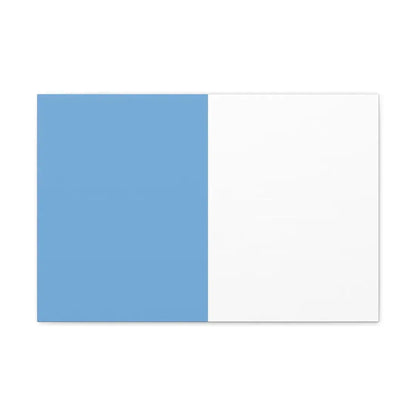 First Flag of Argentina - Canvas Wall Art 24″ x 16″ 1.25" - The Sticker Space