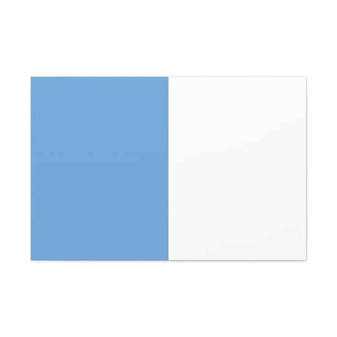First Flag of Argentina - Canvas Wall Art 36" x 24" 1.25" - The Sticker Space