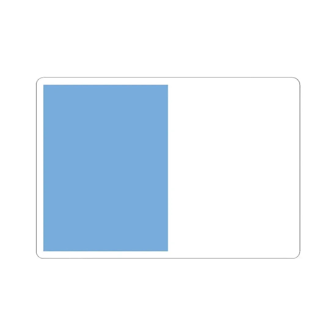 First Flag of Argentina - STICKER Vinyl Kiss-Cut Decal 2 Inch White - The Sticker Space