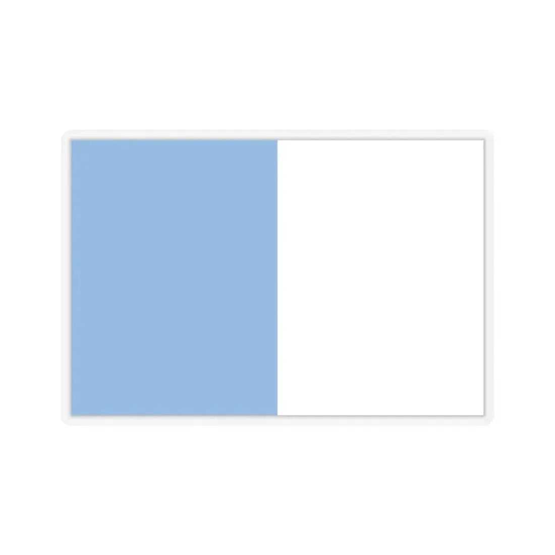 First Flag of Argentina - STICKER Vinyl Kiss-Cut Decal 3 Inch Transparent - The Sticker Space
