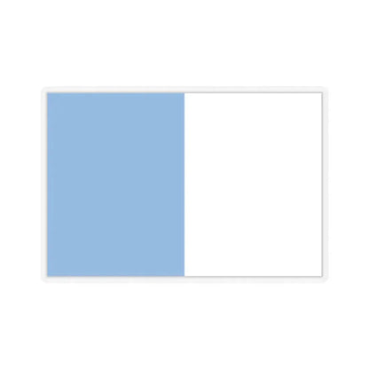 First Flag of Argentina - STICKER Vinyl Kiss-Cut Decal 3 Inch Transparent - The Sticker Space