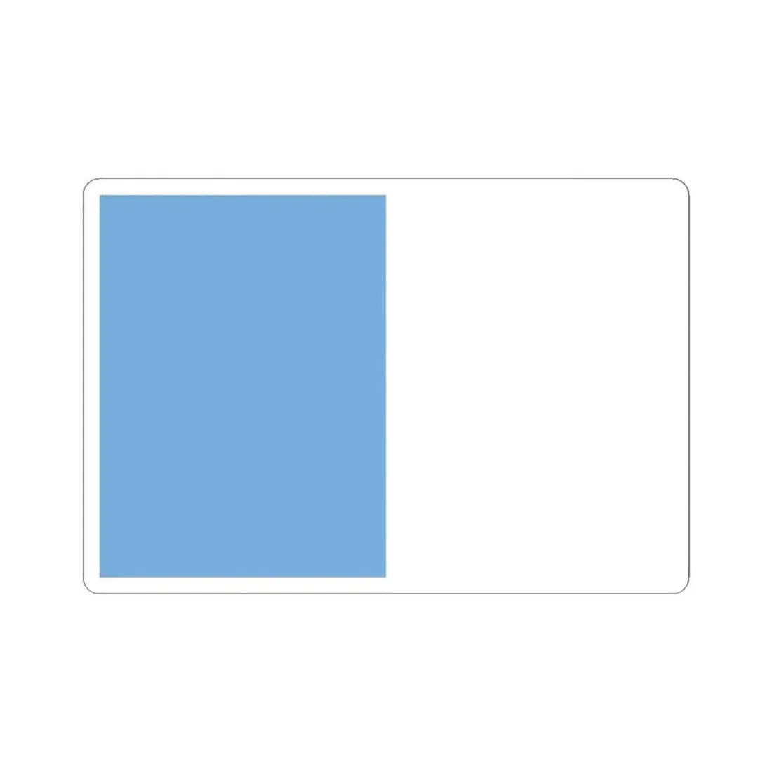 First Flag of Argentina - STICKER Vinyl Kiss-Cut Decal 4 Inch White - The Sticker Space