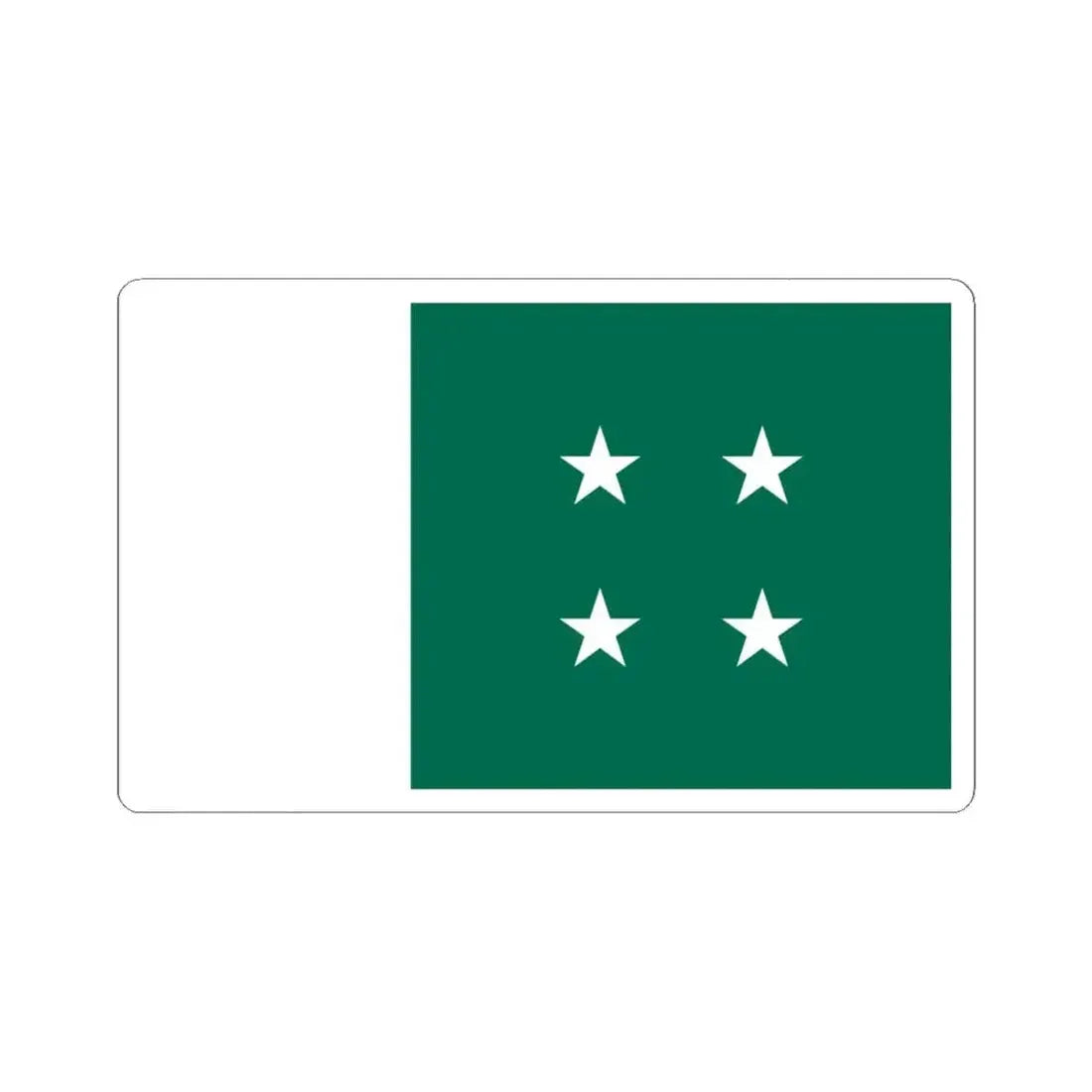 First Flag of Bangladesh Awami League 1947-1971 (Bangladesh) STICKER Vinyl Kiss-Cut Decal 6 Inch White - The Sticker Space