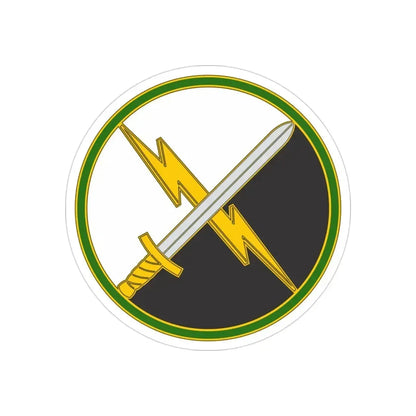 First Information Operations Command CSIB (U.S. Army) REVERSE PRINT Transparent Die-Cut STICKER - The Sticker Space