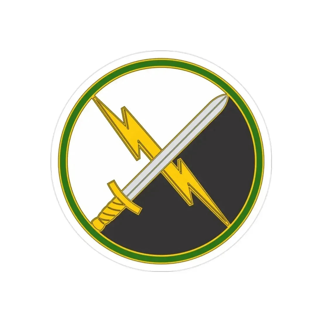 First Information Operations Command CSIB (U.S. Army) REVERSE PRINT Transparent Die-Cut STICKER - The Sticker Space