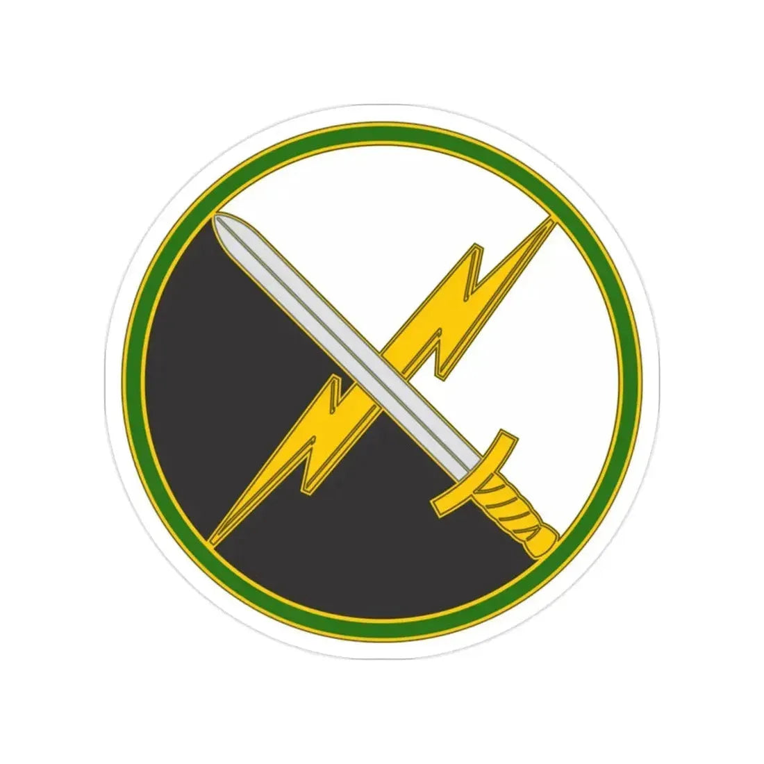 First Information Operations Command CSIB (U.S. Army) Transparent STICKER Die-Cut Vinyl Decal 2 Inch - The Sticker Space