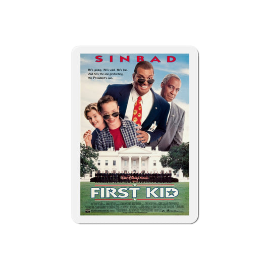 First Kid 1996 Movie Poster Die-Cut Magnet-2" x 2"-The Sticker Space