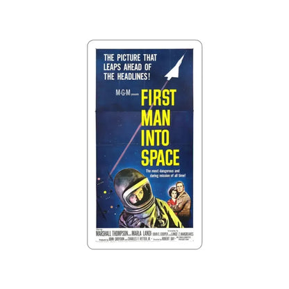 FIRST MAN INTO SPACE 1959 Movie Poster STICKER Vinyl Die-Cut Decal 2 Inch - The Sticker Space
