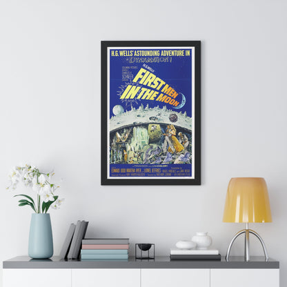 FIRST MEN IN THE MOON 1964 - Framed Movie Poster-The Sticker Space