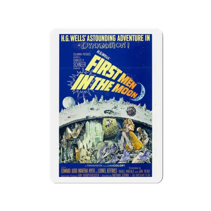 FIRST MEN IN THE MOON 1964 Movie Poster - Refrigerator Magnet - The Sticker Space