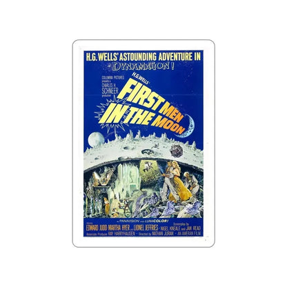 FIRST MEN IN THE MOON 1964 Movie Poster STICKER Vinyl Die-Cut Decal - The Sticker Space