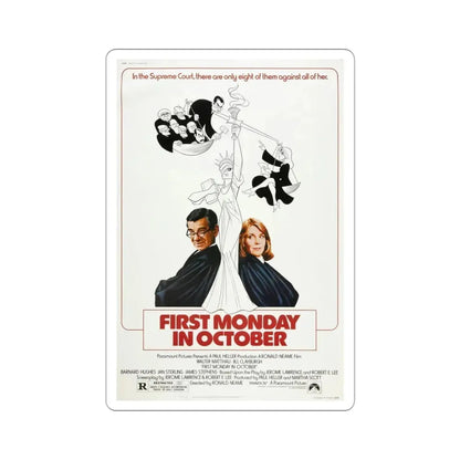 First Monday in October 1981 Movie Poster STICKER Vinyl Die-Cut Decal 3 Inch - The Sticker Space