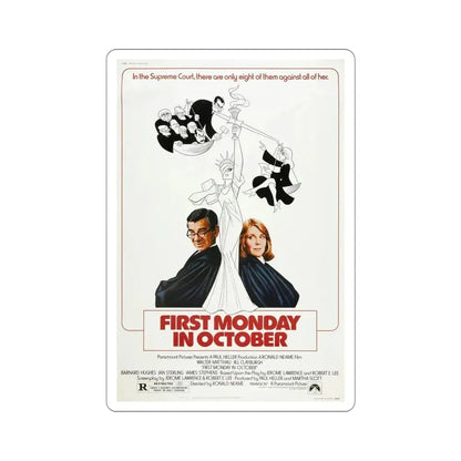 First Monday in October 1981 Movie Poster STICKER Vinyl Die-Cut Decal 4 Inch - The Sticker Space