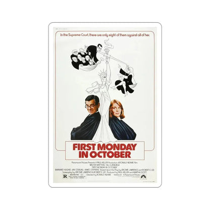 First Monday in October 1981 Movie Poster STICKER Vinyl Die-Cut Decal - The Sticker Space