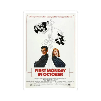 First Monday in October 1981 Movie Poster STICKER Vinyl Die-Cut Decal - The Sticker Space